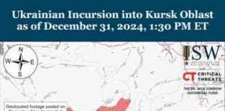 Russian Offensive Campaign Assessment and Update: ISW Map, December 31, 2024 russian-offensive-campaign-assessment-and-update-sw-map-december-31-2024
