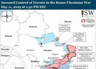 Оцінка кампанії російської атаки, карта та оновлення, 11 травня 2025 року 11-2025