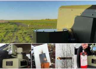 Мобільна антивідкривальна лазерна вежа SlimBeam від України slimbeam