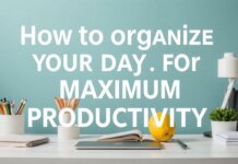How to organize your day for maximum productivity