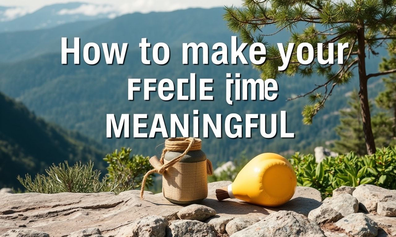 How to make your free time more meaningful: ideas for active leisure