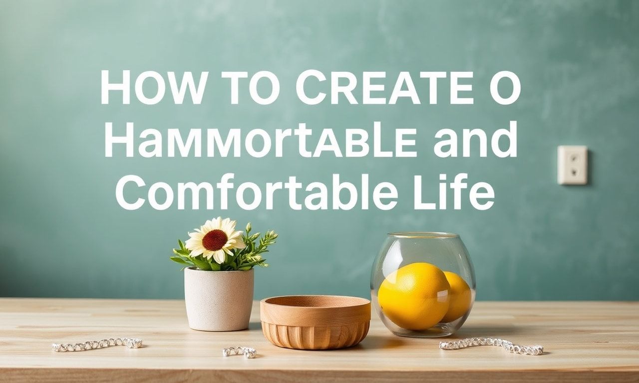 Як створити гармонійне та комфортне життя: поради для кожного дня How to Create a Harmonious and Comfortable Life: Daily Tips