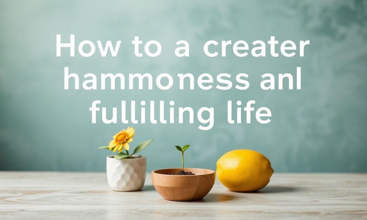 Як створити гармонійне та наповнене життя: поради для щоденного розвитку How to create a harmonious and fulfilling life: daily development tips