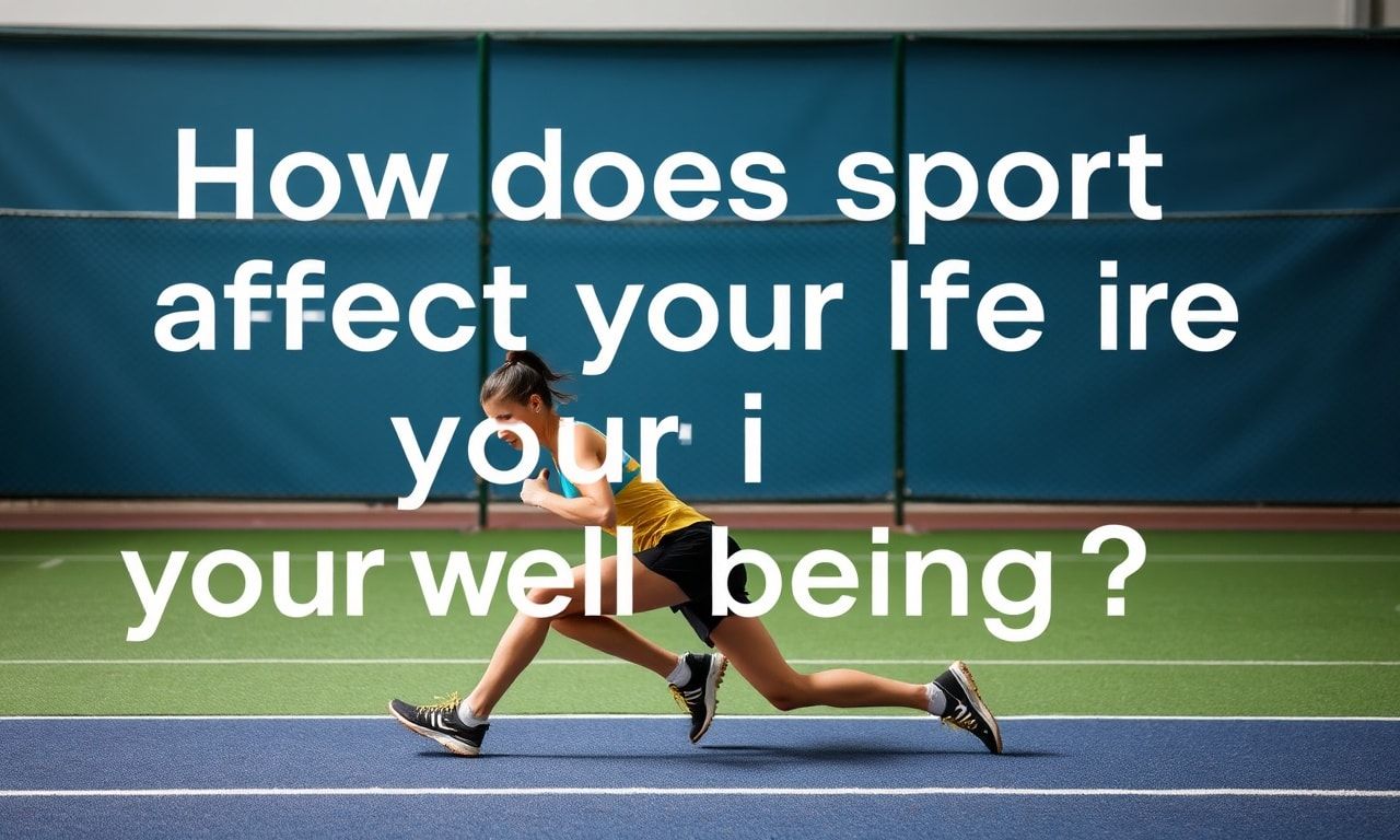 How does sport affect your life and well-being?