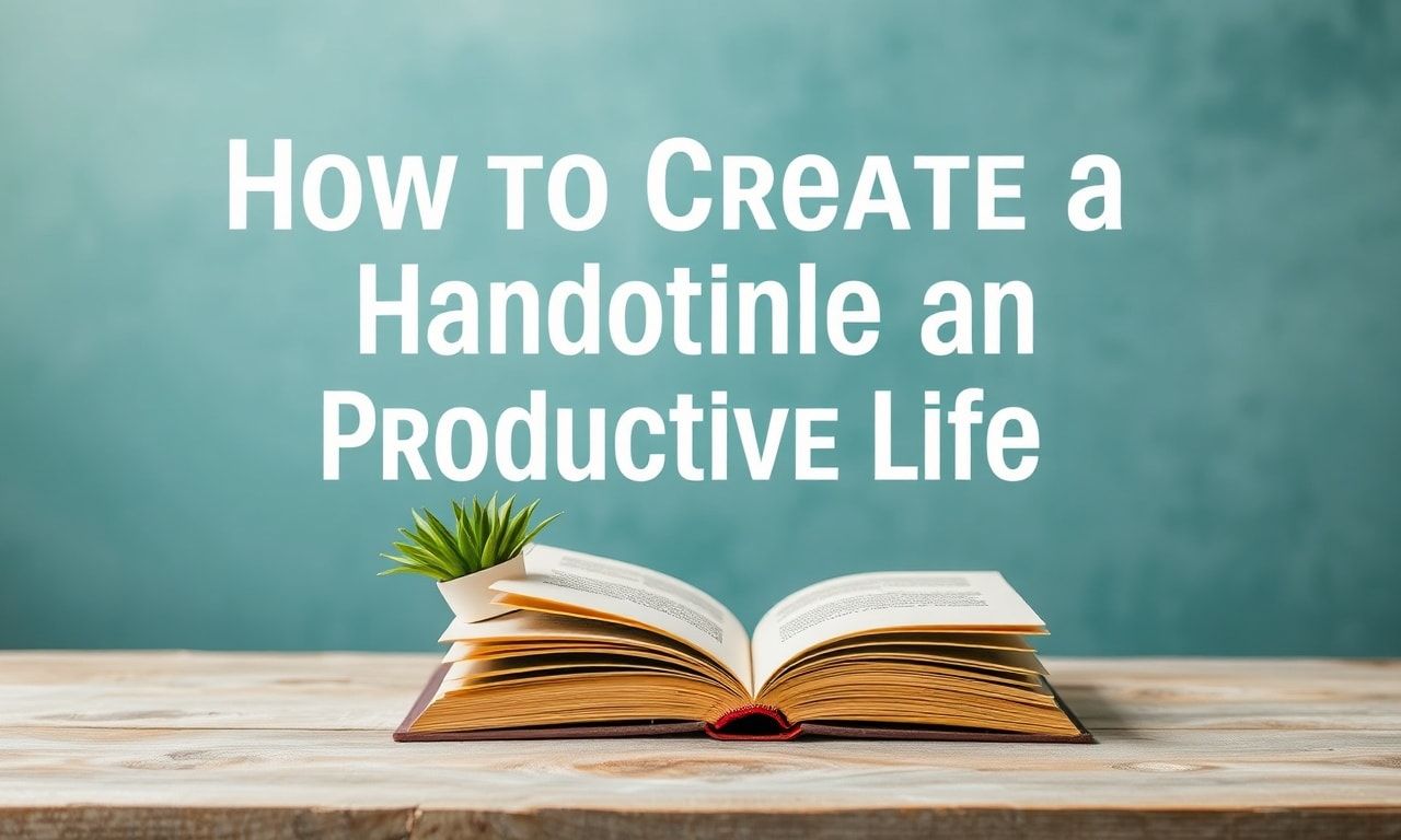 How to Create a Harmonious and Productive Life: A Guide for Modern People