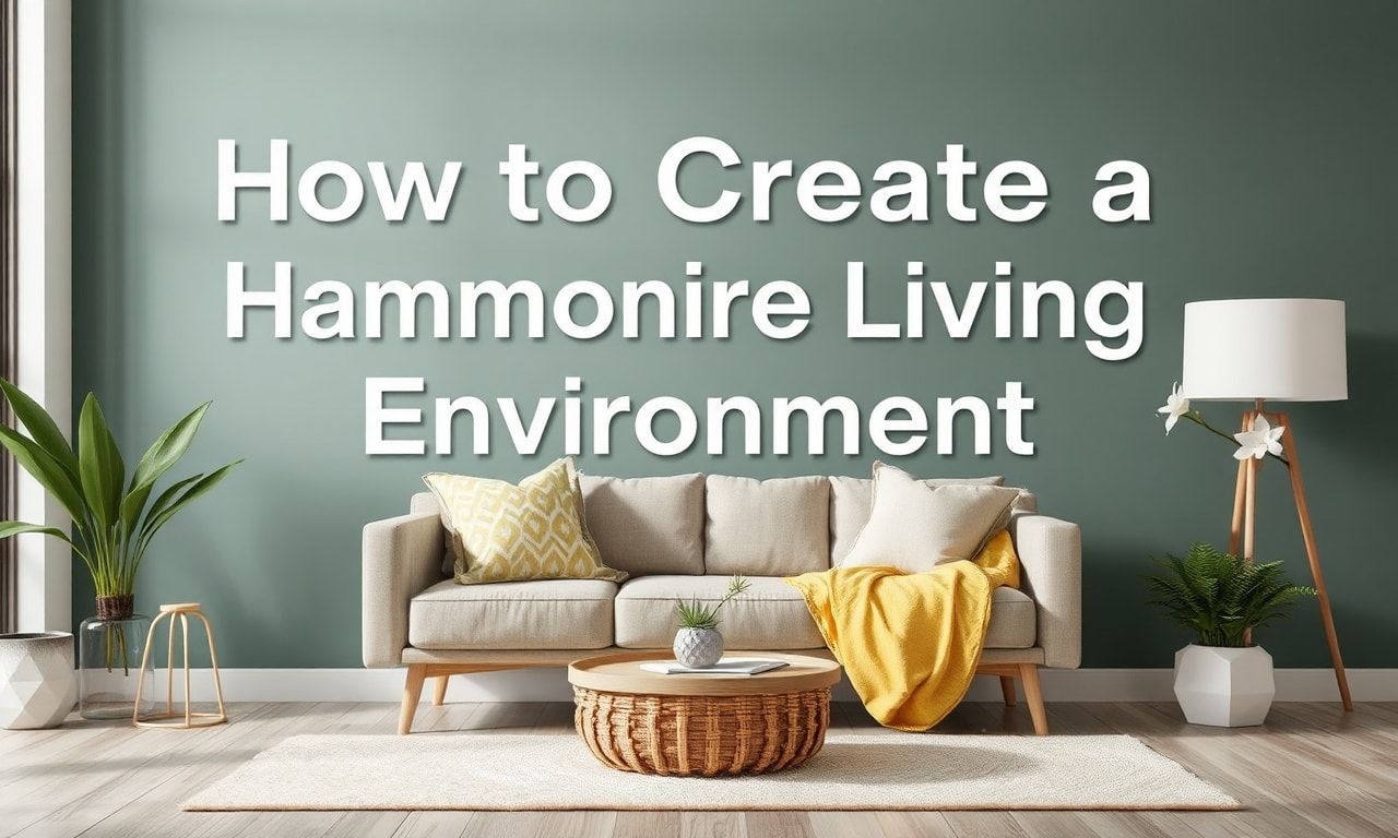 How to Create a Harmonious Living Environment: Tips for Your Home and Life