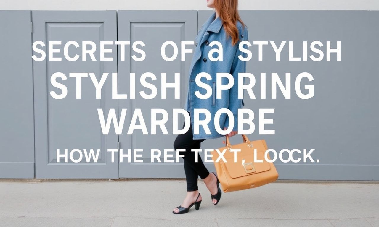 Секрети стильного весняного гардеробу: як створити ідеальний образ Secrets of a Stylish Spring Wardrobe: How to Create the Perfect Look