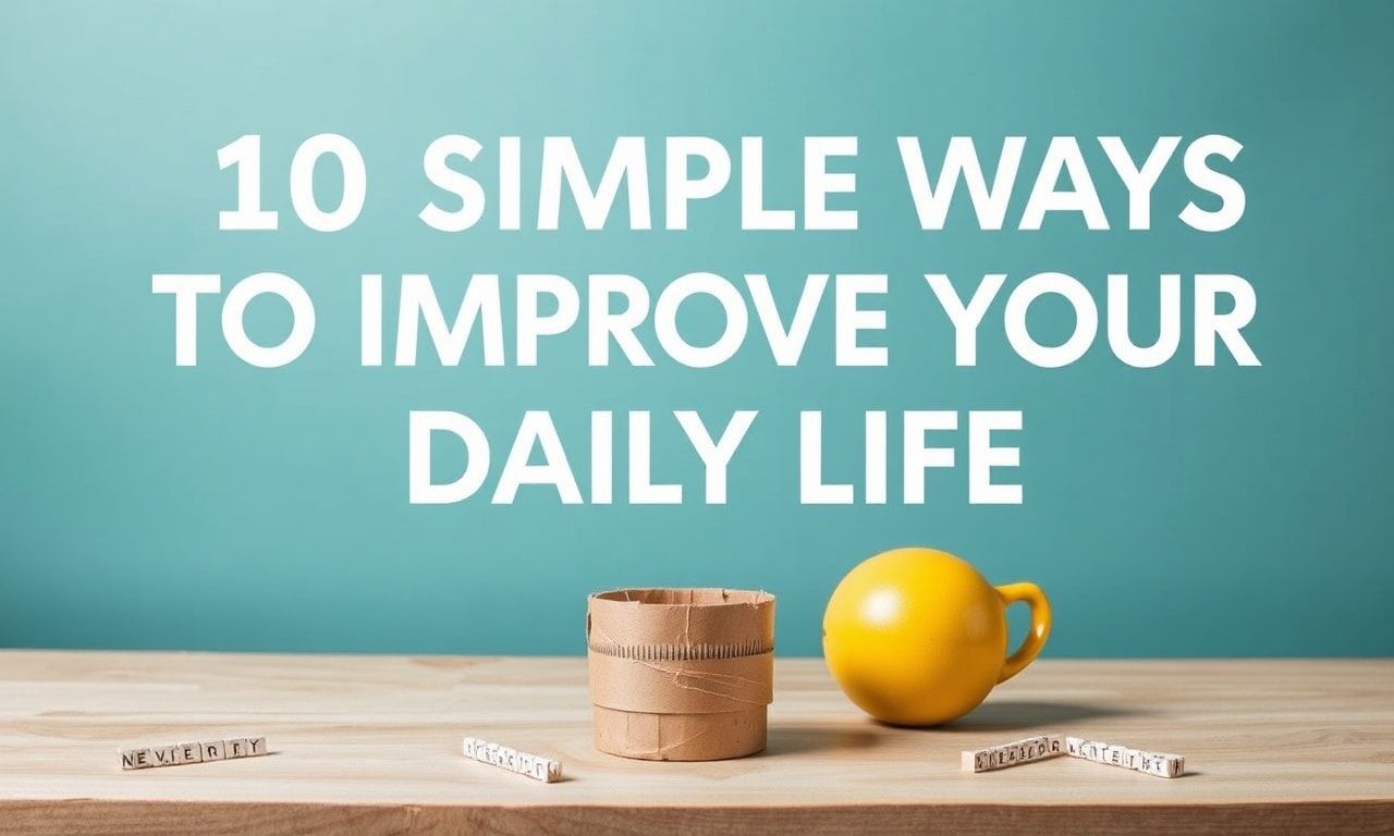 10 Простих Спосібів Вдосконалити Ваше Щоденне Життя 10 Simple Ways to Improve Your Daily Life