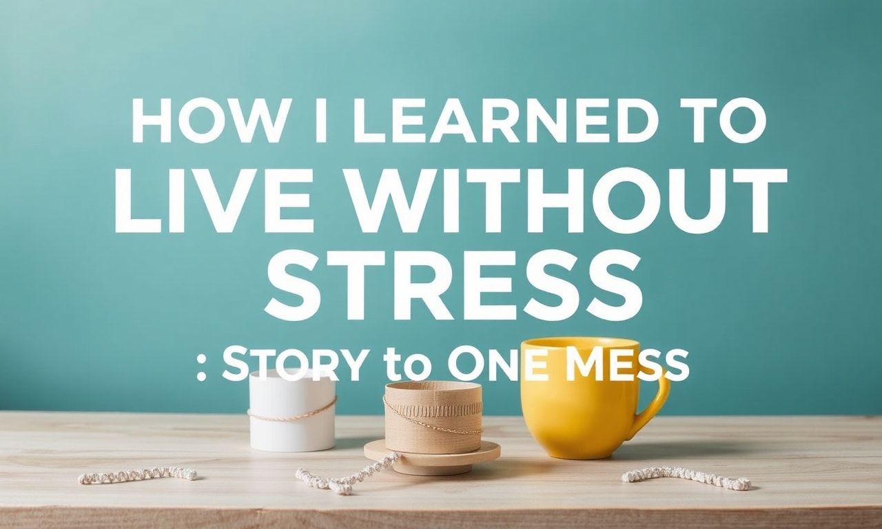 How I Learned to Live Without Stress: A Story of One Mess