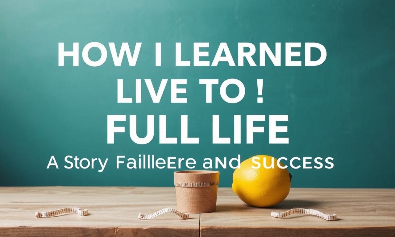 How I Learned to Live a Full Life: A Story of One Failure and Success