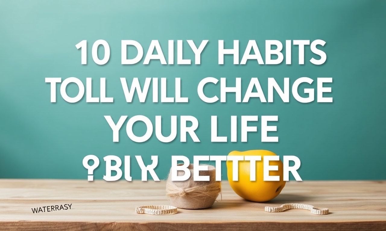 10 Daily Habits That Will Change Your Life for the Better